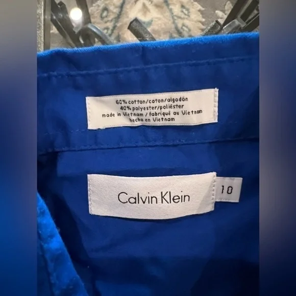 Boys Calvin Klein shirt size 10 - Picture 4 of 4